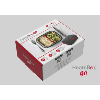 Boîte à lunch HeatsBox HB-04-102B Noir Rectangulaire 0,925 l