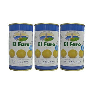 Olives El Faro Farci d'anchois (3 x 50 g)