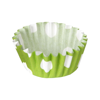 Caissettes cupcake ou muffin Vert Pois Produits à usage unique 2,5 x 1,75 cm Algon (150 Unités)