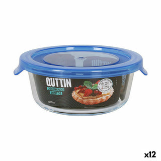 Boîte à lunch Quttin   Bleu 400 ml (12 Unités)