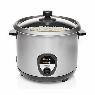 cuiseur à riz Tristar RK-6129 900 W Acier inoxydable Noir/Argenté Argenté 2,2 L