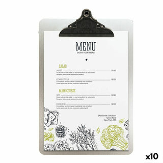 Porte-menus Securit Food&drink 33,2 x 22,8 cm Métal