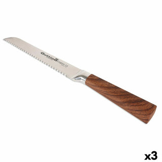 Couteau à pain Quttin Legno 2.0 Bois 3 Unités 20 cm