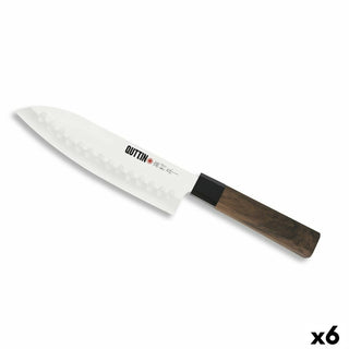 Couteau de cuisine Quttin Santoku Takamura 17 cm (6 Unités)