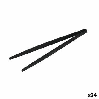 Pinces de Cuisine Quttin Noir Nylon 28 x 8 x 1,7 cm (24 Unités)