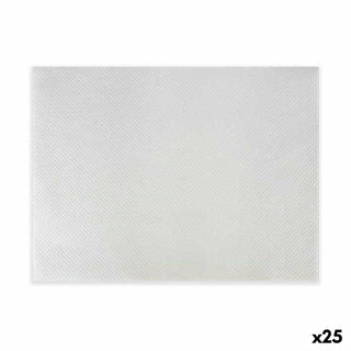Set de tapis de table Algon Produits à usage unique Blanc 60 Pièces 30 x 40 cm (25 Unités)