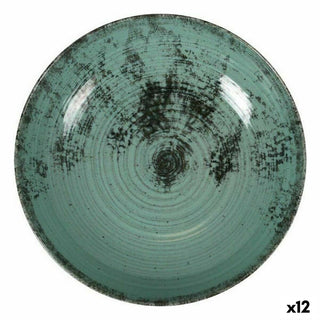Assiette creuse La Mediterránea Aspe Turquoise Ø 22,7 x 5 cm (12 Unités)