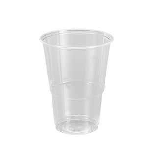 Lot de verres réutilisables Algon Plastique Transparent 12 Pièces 500 ml (18 Unités)