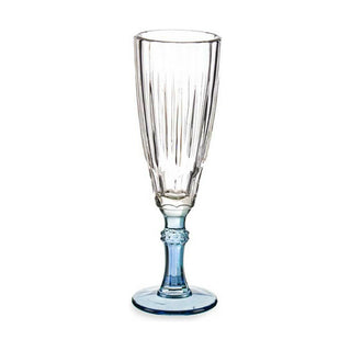 Coupe de champagne Exotic Verre Bleu 6 Unités (170 ml)