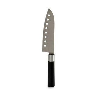Couteau de cuisine Noir Argenté Acier inoxydable Plastique 5 x 30 x 2,5 cm (12 Unités)