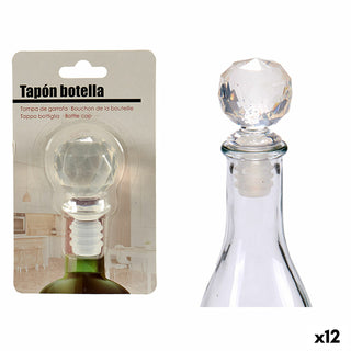 Bouchon hermétique pour bouteille Transparent 3,5 x 14,5 x 8,5 cm Ballon (12 Unités)