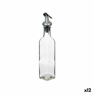 Huilier Transparent verre Acier 250 ml (12 Unités)