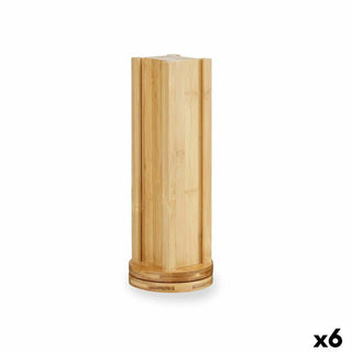 Support pour 20 capsules de café Plaque Tournante Bambou 11 x 11 x 34 cm (6 Unités)