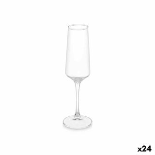 Coupe de champagne Transparent verre 250 ml (24 Unités)