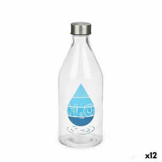 Bouteille H2O verre 1 L (12 Unités)