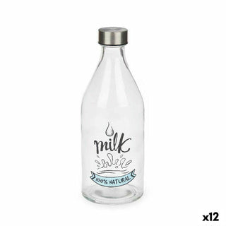 Bouteille Milk verre 1 L (12 Unités)