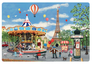 Set de table Carrousel Tour Eiffel Assortis 30 x 45