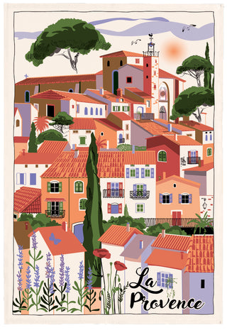 Torchon Village Provence Ecru 48 x 72