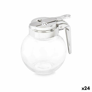 Pot à miel Transparent verre 10,3 x 10 x 9 cm (24 Unités)