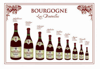 Torchon Bouteille Bourgogne 72 X 48