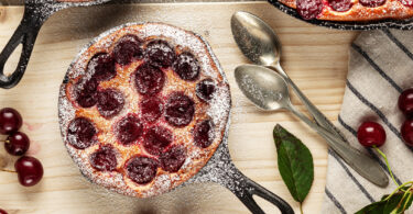 Clafoutis aux cerises moelleux