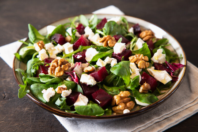 Photo de la recette : Recette salade de betterave à la roquette