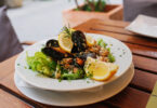 Photo de la recette : Recette salade de fruits de mer avec des moules