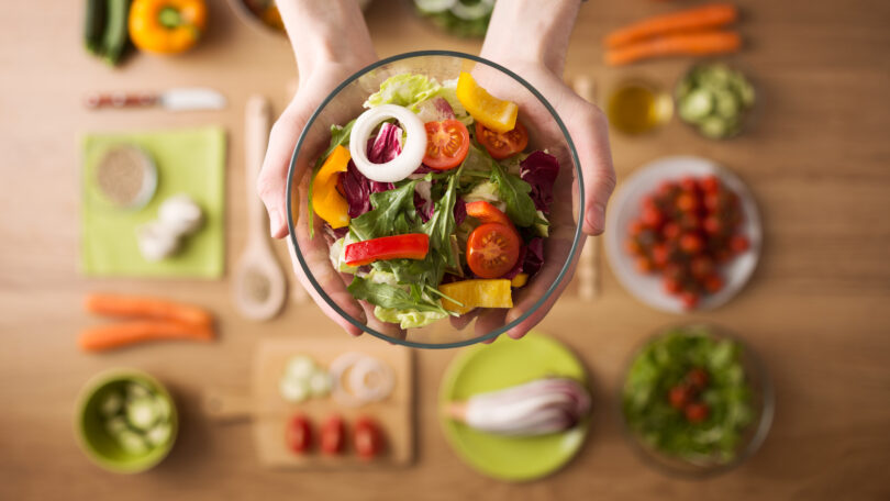 Photo de la recette : Recette salade fraiche végétale maison