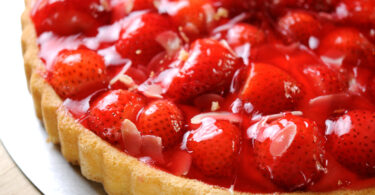 Photo de la recette : Recette tarte aux fraises crème patissière