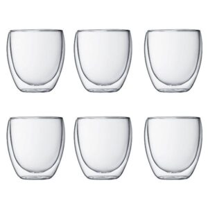 Photo de BODUM Lot de 6 verres double paroi 25 cl - Pavina