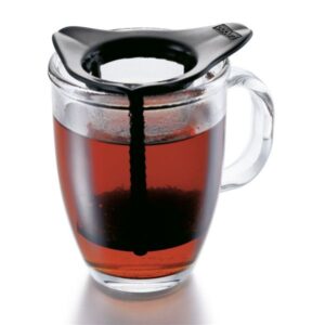 Photo de BODUM Set mug verre 0.35L + filtre Noir - Yo Yo Set