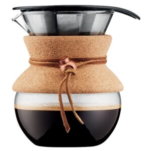 Photo de BODUM Cafetière 4 tasses / 0.5 L Liège & Cuir - Pour Over