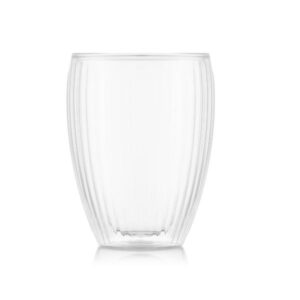 Photo de BODUM Lot 2 verres double paroi 32 cl - Pavina Striés