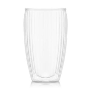 Photo de BODUM Lot 2 verres double paroi 45 cl - Pavina Striés