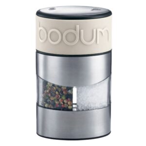Photo de BODUM Combiné moulin Sel & Poivre Blanc Crème - Twin