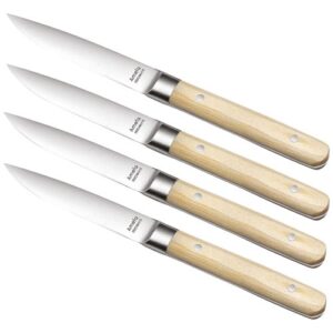 Photo de AMEFA Coffret 4 couteaux à steak Hêtre - Fusion