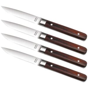 Photo de AMEFA Coffret 4 couteaux à steak Noyer - Fusion