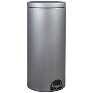 Photo de ROSSIGNOL Poubelle à pédale - Sania 30 L gris métal