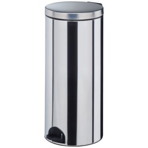 Photo de ROSSIGNOL Poubelle à pédale 30 L Inox - Élora