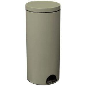 Photo de ROSSIGNOL Poubelle à pédale 30 L Gris Ciment - Élora