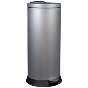 Photo de ROSSIGNOL Poubelle à pédale - Magic 30 L gris métal