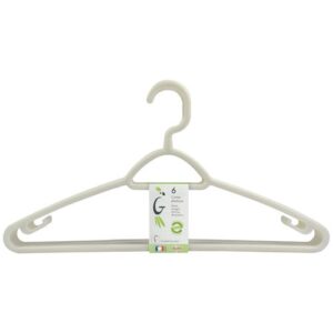 Photo de LAGUELLE Cintre plastique avec crochet tournant x 6