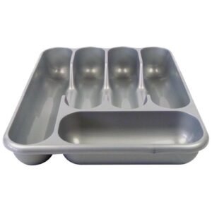 Photo de LAGUELLE Range couverts 5 cases coloris gris