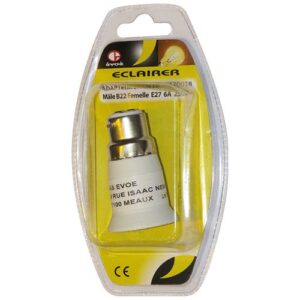 Photo de EVOE Adaptateur douille B22/E27