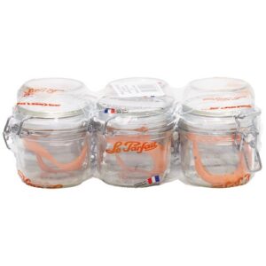 Photo de LE PARFAIT Lot de 6 terrines 200 g / diam 70 mm - Le Parfait Super