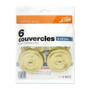Photo de LE PARFAIT Lot 6 couvercles 82 mm pour terrines - Familia Wiss