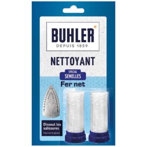 Photo de BUHLER Stick nettoyant semelle de fer à repasser x 2