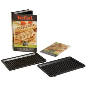 Photo de TEFAL Lot de 2 plaques Grill / Panini - Snack Collection