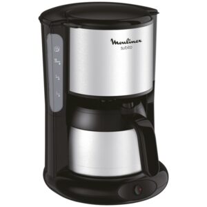 Photo de MOULINEX Cafetière filtre 8 tasses isotherme Noire & Inox - Subito - FT360811
