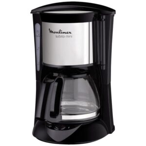 Photo de MOULINEX Cafetière filtre 6 tasses Noire & Inox - Subito - FG150813